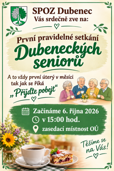 Pravidelné setkávání seniorů