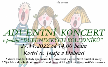 Dubenečtí koledníci - Adventní koncert 27.11.2022