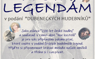 Jarní koncert Pocta legendám - Dubenečtí hudebníci