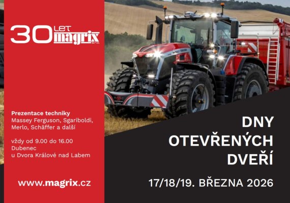 Dny otevřených dveří - MAGRIX - 17. - 19.3.2026