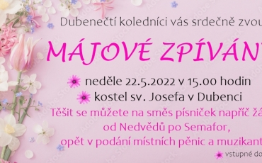 Májové zpívánky v kostele - 22.5.2022
