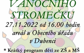 Rozsvícení vánočního stromečku