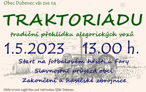 Dubenecká Traktoriáda - 1.5.2023