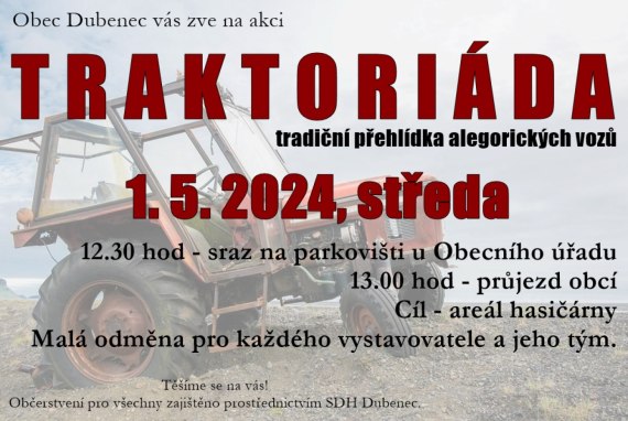 Traktoriáda 1.5.2024