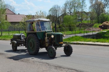 1. Máj 2012, jízda alegorických vozů a traktorů