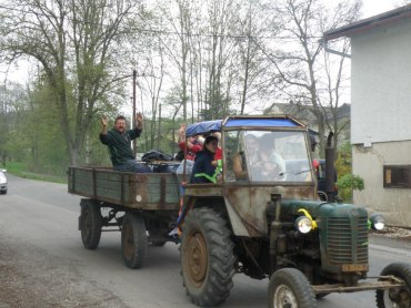 1. Máj 2010, průvod alegorických vozů