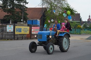 1. Máj 2014, průvod alegorických vozů